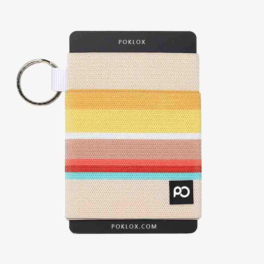 Stripe Multi-function Slim Minimalist Wallet Card Holder