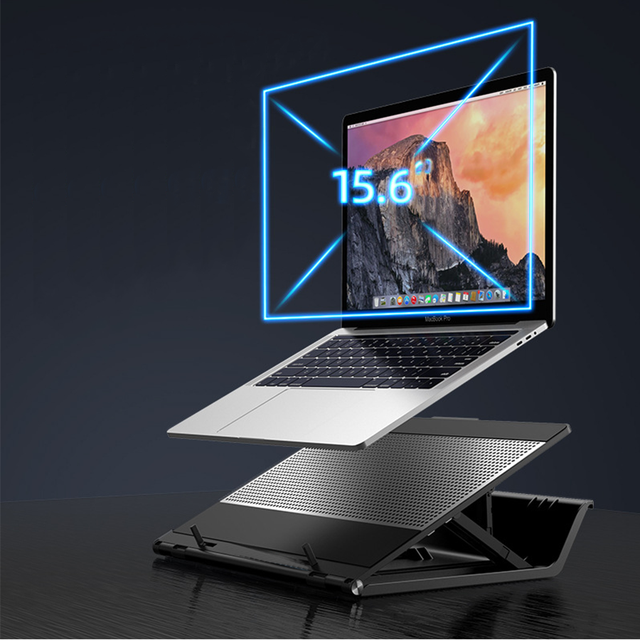 Aluminum Laptop Stand with Powerful Cooling Fan