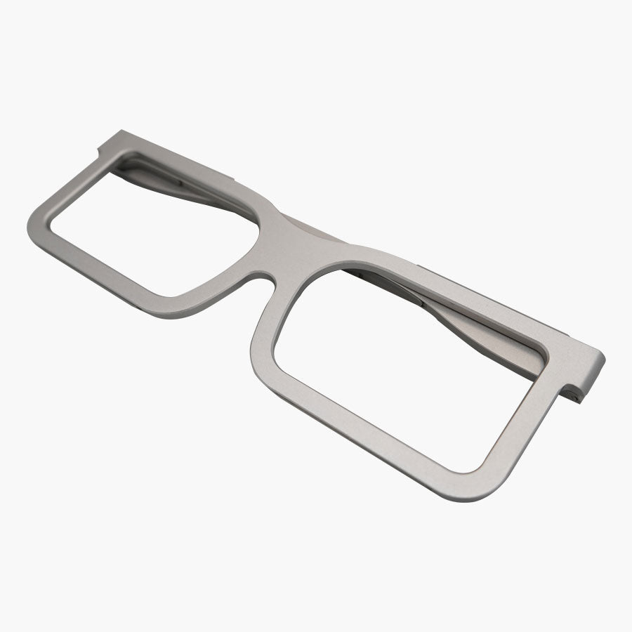 Ergonomic Portable Foldable Aluminum Laptop Stand with Glasses Shape